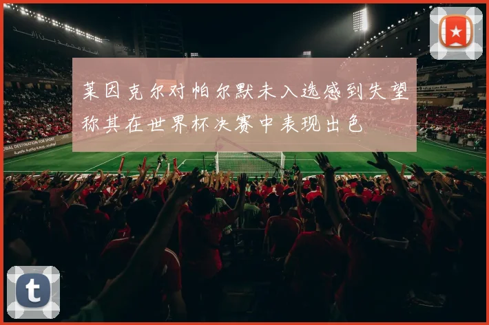 莱因克尔对帕尔默未入选感到失望称其在世界杯决赛中表现出色